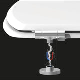 Abattant WC - GELCO DESIGN - Frein de chute magnétique - Blanc