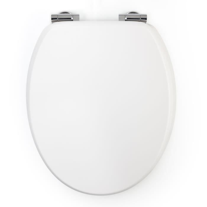 Abattant WC - GELCO DESIGN - Frein de chute magnétique - Blanc
