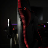Chaise de bureau gaming - KONIX - Phantom - Éclairage RVB - Inclinaison 135° - Synthétique - Coussin lombaires et cervicaux - Noir