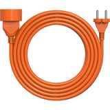 Rallonge électrique - GENERIQUE - H05VVF 2x1,5 - 25 m - Orange - Utilisation extérieure