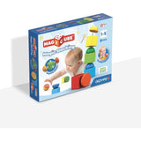 Blocs magnétiques - GEOMAG - Magicube 061 - 8 pieces - Empilables - Plastique recyclé