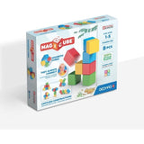 Jeu de construction magnétique - GEOMAG - Magicube Recycled Creative Set - 8 pieces - Plastique recyclé - Des 1 an