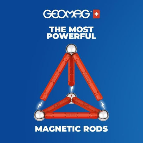 Jeu de construction magnétique - GEOMAG - Classic Recycled Magnetic Geometry 24 pieces - Géométrie - 3D - Éducatif