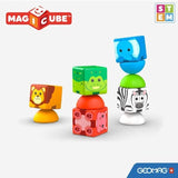 Blocs magnétiques - GEOMAG - Safari - 10 pieces - Éducatif - Plastique recyclé - Des 12 mois