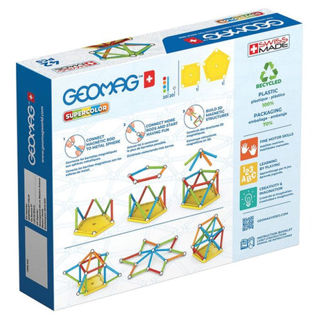 Geomag Super Color Recycled 42 pieces multicolores