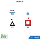 Jeu de construction magnétique - GEOMAG - Classic Panels - Navette NASA - 70 pieces - Magnétique - Des 3 ans