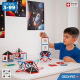 Jeu de construction magnétique - GEOMAG - Classic Panels - Navette NASA - 70 pieces - Magnétique - Des 3 ans