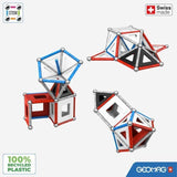 Jeu de construction magnétique - GEOMAG - Classic Panels - Navette NASA - 70 pieces - Magnétique - Des 3 ans