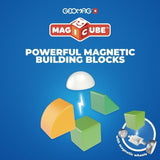 Blocs magnétiques - GEOMAG - Mon petit monde en formes - 25 pieces - Éducatif - Plastique recyclé - Des 12 mois