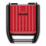 Grill compact - GEORGE FOREMAN - 25030-56 - 1200 W - 3 portions - Acier - Rouge