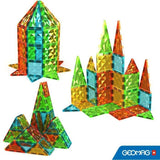 Tuiles magnétiques - GEOMAG - Tiles Gems - 60 pieces - Effet cristal - Des 3 ans