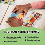 Jeux éducatifs - GEOMAG - Ecologic Puzzle Respect the Earth - Mini-puzzles éducatifs - Actions écoresponsables