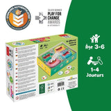 Jeux éducatifs - GEOMAG - Hungry Bins - Tri sélectif - Apprentissage des déchets - Association par couleur