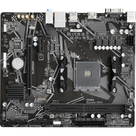Carte mere - GIGABYTE - A520M K V2 - AM4 - DDR4 64 Go - PCIe Gen3 M.2