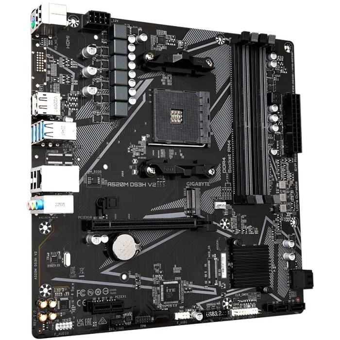 Carte mere - GIGABYTE - Carte mere A520M DS3H V2
