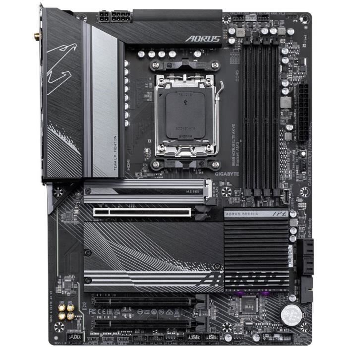 Carte mere - GIGABYTE - B650 AORUS ELITE AX V2 - AM5 - DDR5 - Wi-Fi 6E