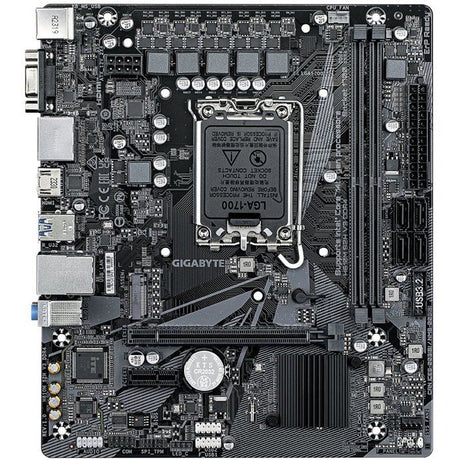 Carte mere - GIGABYTE - H610M S2H V3 DDR4 - Format Micro-ATX - Chipset Intel H610 - DDR4