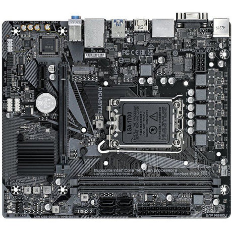 Carte mere - GIGABYTE - H610M S2H V3 DDR4 - Format Micro-ATX - Chipset Intel H610 - DDR4