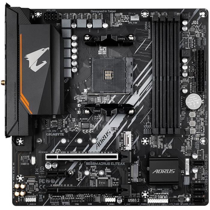 Carte mere - GIGABYTE - B550M AORUS ELITE AX