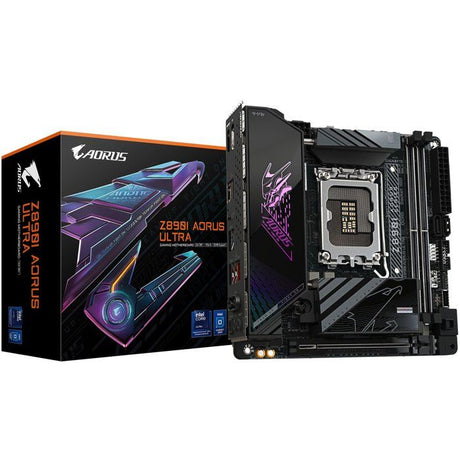 Carte mere - GIGABYTE - Z890I AORUS ULTRA - Format Mini-ITX - Chipset Intel Z890 - WiFi 7 intégré