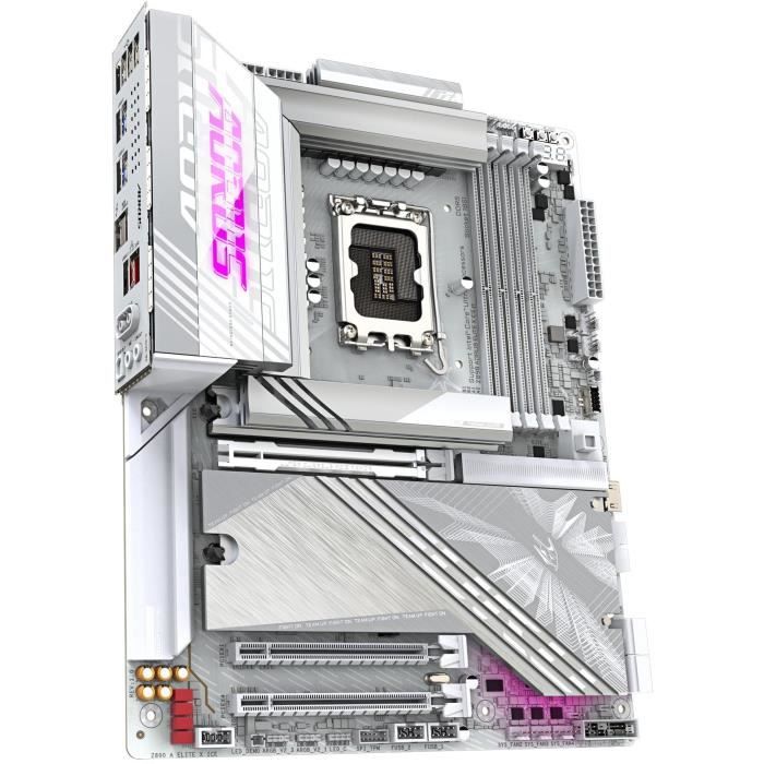 Carte mere ATX GIGABYTE Z890 A ELITE X ICE - Socket 1851 - Thunderbolt 4 - LAN 2.5 GbE - Wi-Fi 7/Bluetooth 5.4