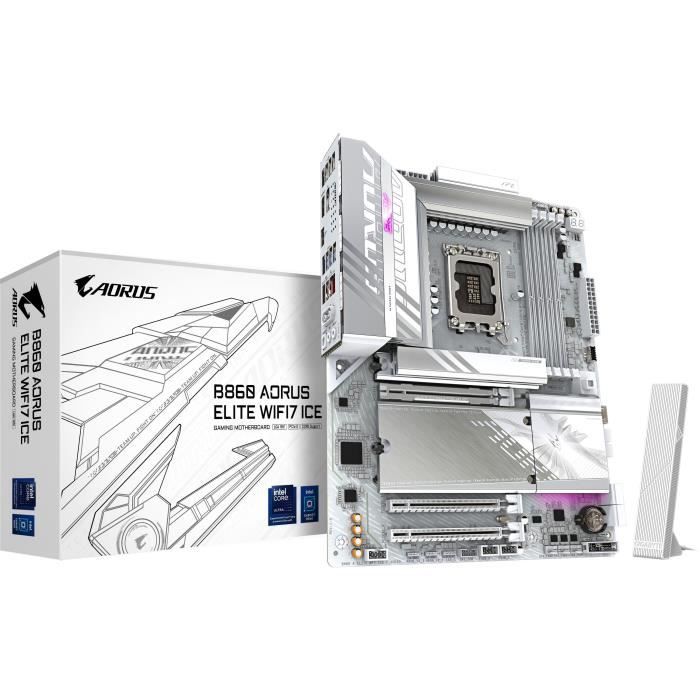 Carte mere - GIGABYTE - B860 AORUS ELITE WIFI7 ICE