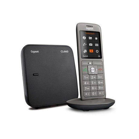 Téléphone Fixe Gigaset CL 660 A Anthracite - Répondeur, écran couleur rétroéclairé et finition haut de gamme