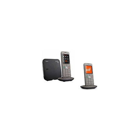 GIGASET Téléphone Fixe CL 660 A Duo Anthracite