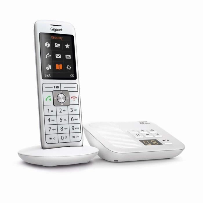 GIGASET Téléphone Fixe CL 660 A Blanc