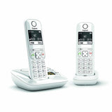 Téléphone Fixe AS690 A Duo Blanc - GIGASET - Sans fil - Répondeur 20 min - ID d'appelant - Mains libres