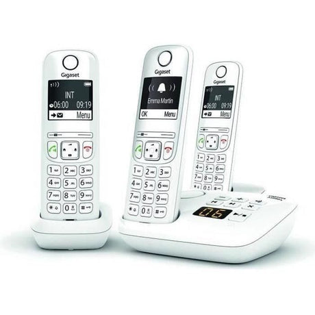 Téléphone Fixe AS690 A Trio Blanc - GIGASET - Monochrome - 20 tonalités de sonnerie - Mains libres