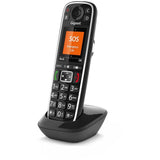 Téléphone sans fil Gigaset E720HX - Noir - 200 entrées - SMS - compatible Bluetooth 4.2 HSP et HFP
