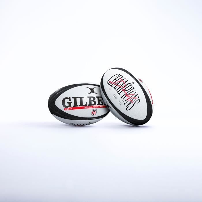 Rugby ball - Stade Toulousain - GILBERT - Replica double champion - Size 5