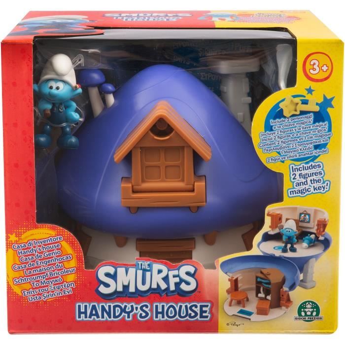 Playhouse - GIOCHI PRIZIOSI - The Smurfs - Magic house with 1 figurine and accessories - from 3 years old - PUF28