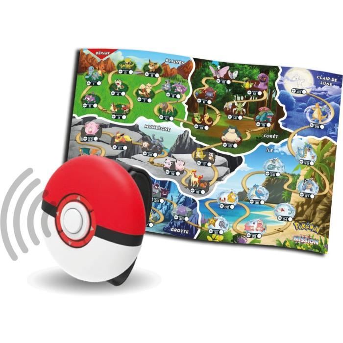 Pokémon Dresseur Mission - Jeu de société - GIOCHI PREZIOSI - Capture tous les Pokémon - Jusqu'a 4 joueurs - Des 5 ans