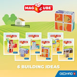 Blocs magnétiques - GEOMAG - Magicube 132 - 7 pieces - Animaux imprimés - Cartes incluses