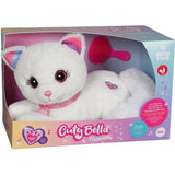 Gipsy Toys - Cuty Bella Fashionista - Peluche Interactive Chat  Toute Douce Qui s'illumine au Rythme de Jolies Mélodies - 30 cm