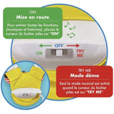 Gipsy Toys - Petit Ours Brun  Peluche Musicale Qui Parle Conteur d'Histoires - 28 cm  Marron Jaune Rouge