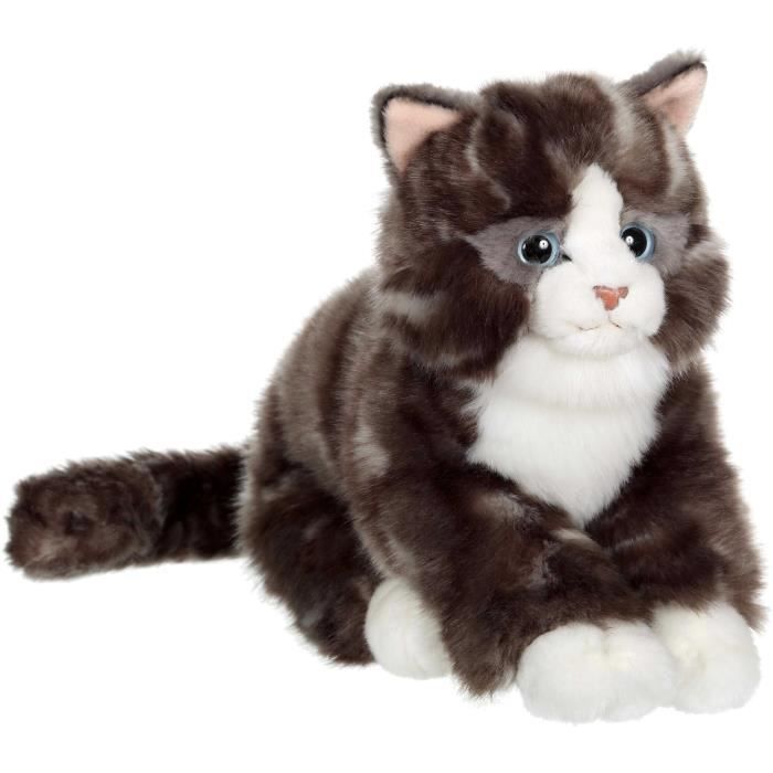 Peluche - Gipsy Toys - Chat mimiz - 28cm - Gris