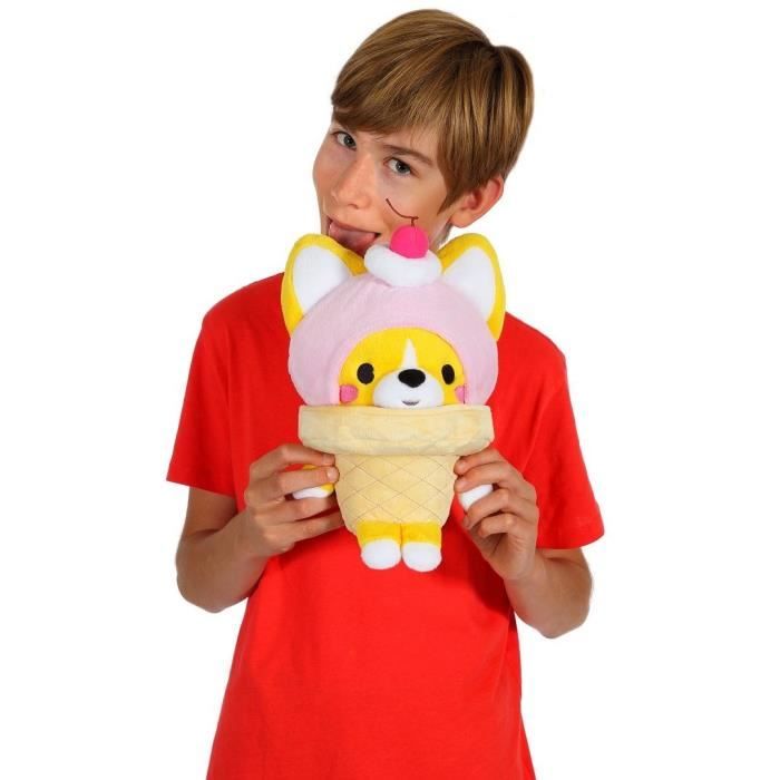 Peluche Little Corgi Cuties - GIPSY TOYS - 30 cm - Glace