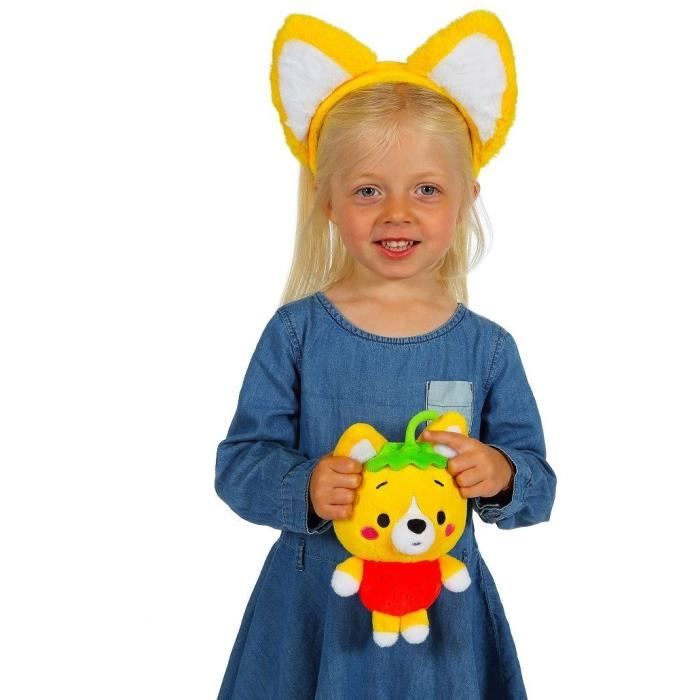 Peluche Little Corgi Cuties - GIPSY TOYS - 20 cm - Fraise