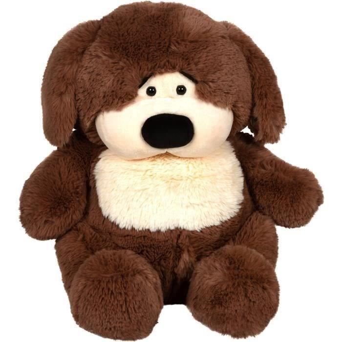 Peluche chien Chubby Dog - GIPSY TOYS - 40 cm Marron