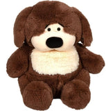 Peluche chien Chubby Dog - GIPSY TOYS - 40 cm Marron