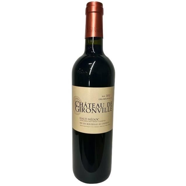 Château de Gironville 2012 Haut-Médoc Cru Bourgeois - Vin rouge de Bordeaux