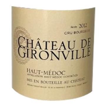 Château de Gironville 2012 Haut-Médoc Cru Bourgeois - Vin rouge de Bordeaux