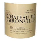 Château de Gironville 2012 Haut-Médoc Cru Bourgeois - Vin rouge de Bordeaux