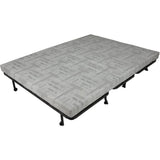 Banquette BZ - 2 places - Bleu Marine - Coussins Jungle - couchage 140 x 190 x 9 cm - Joe