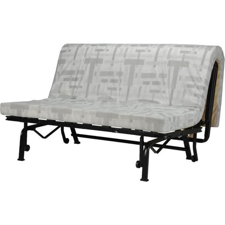 Banquette BZ - 2 places - Bleu Marine - Coussins Jungle - couchage 140 x 190 x 9 cm - Joe