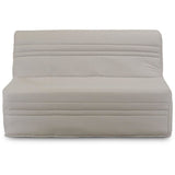 Banquette BZ Joe - Tissu beige - 3 places - L 143 x P 97 cm - Couchage 140 x 190 cm