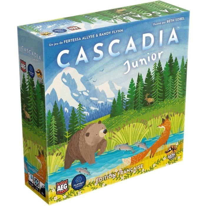 Cascadia Junior - Jeu de stratégie - LUCKY DUCK GAMES - Des 6 ans